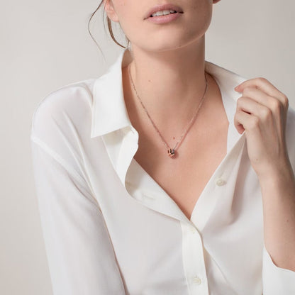 [Noble Aura jewelry]LOVE 6 DIAMOND PENDANT NECKLACE