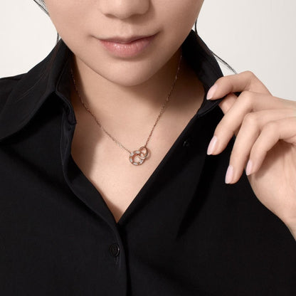 [Noble Aura jewelry]LOVE  FULL DIAMOND PENDANT NECKLACE