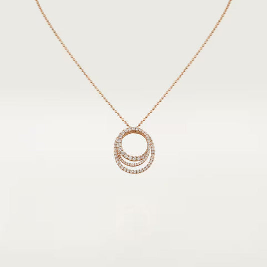 [Noble Aura jewelry]ETINCELLE  FULL DIAMOND NECKLACE