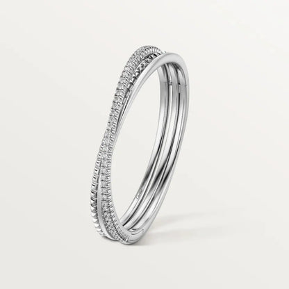 [Noble Aura jewelry]ETINCELLE HALF-PAVED DIAMOND BRACELET