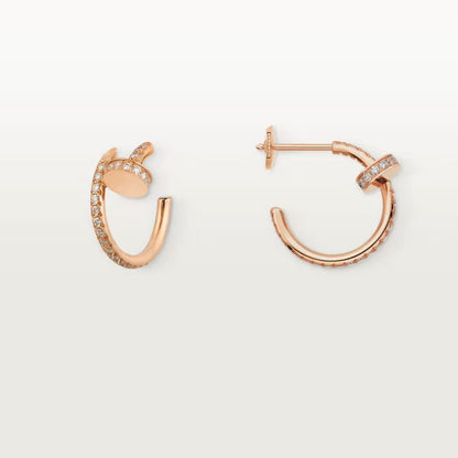[Noble Aura jewelry]JUSTE FULL DIAMOND SMALL EARRINGS