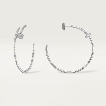 [Noble Aura jewelry]JUSTE FULL DIAMOND LARGE EARRINGS