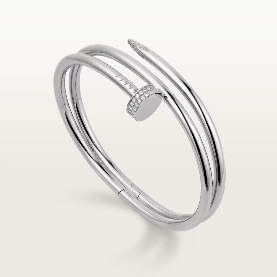 [Noble Aura jewelry]JUSTE BRACELET 3.5MM DOUBLE ROW DIAMOND