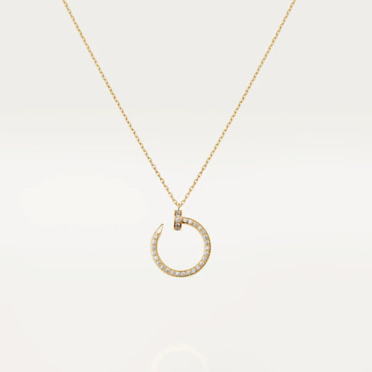 [Noble Aura jewelry]JUSTE NECKLACE GOLD DIAMONDS