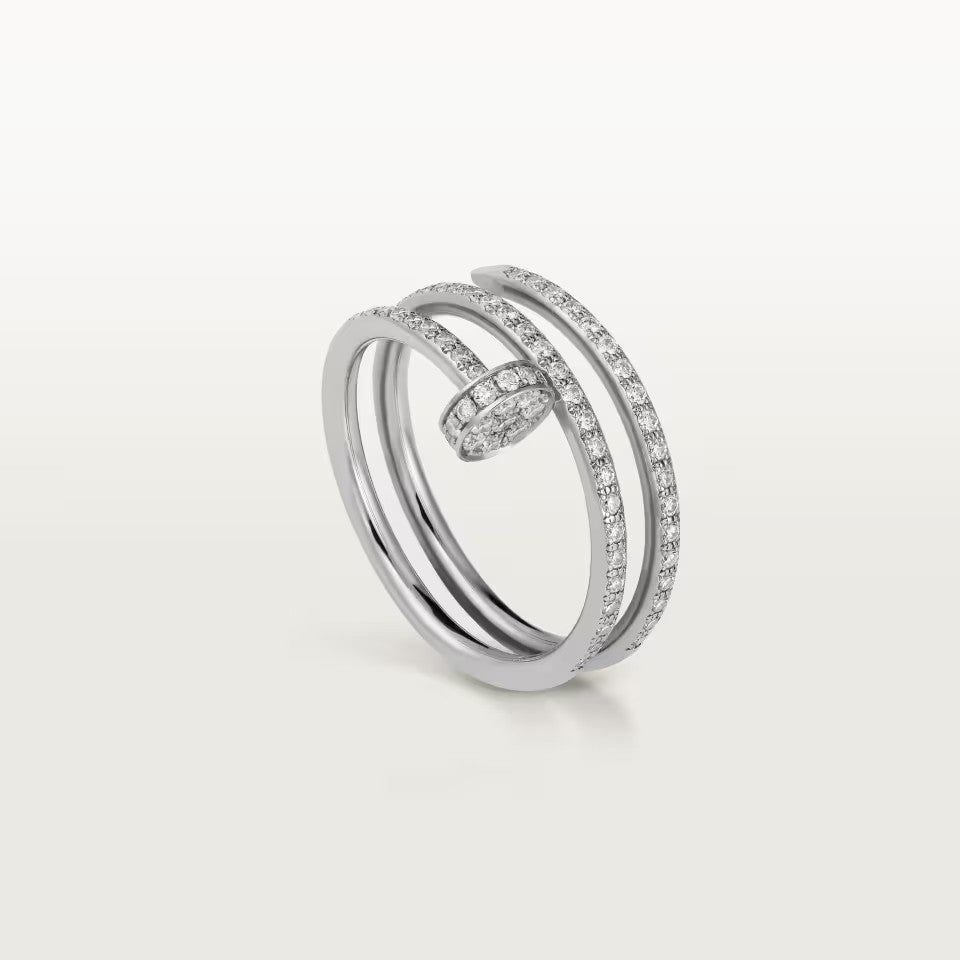 [Noble Aura jewelry]JUSTE RING 4.8MM FULL DIAMOND