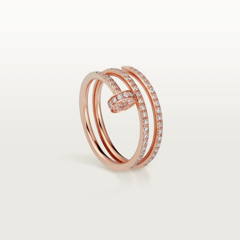 [Noble Aura jewelry]JUSTE RING 4.8MM FULL DIAMOND