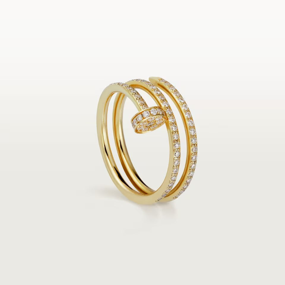 [Noble Aura jewelry]JUSTE RING 4.8MM FULL DIAMOND