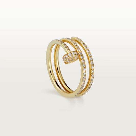 [Noble Aura jewelry]JUSTE RING 4.8MM FULL DIAMOND