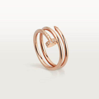 [Noble Aura jewelry]JUSTE RING 4.8MM HALF DIAMOND