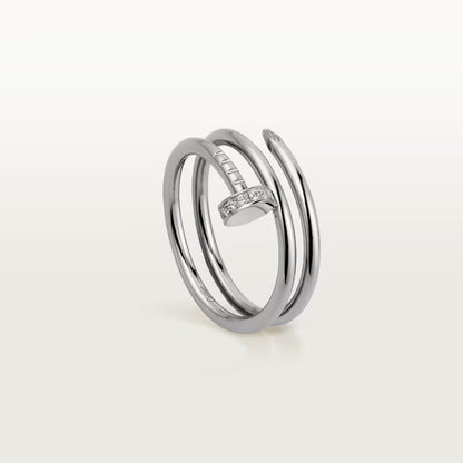 [Noble Aura jewelry]JUSTE RING 4.8MM HALF DIAMOND