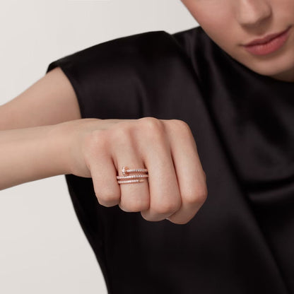 [Noble Aura jewelry]JUSTE RING 4.8MM FULL DIAMOND