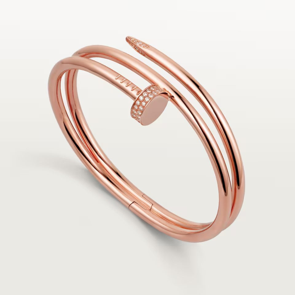 [Noble Aura jewelry]JUSTE BRACELET 3.5MM DOUBLE ROW DIAMOND