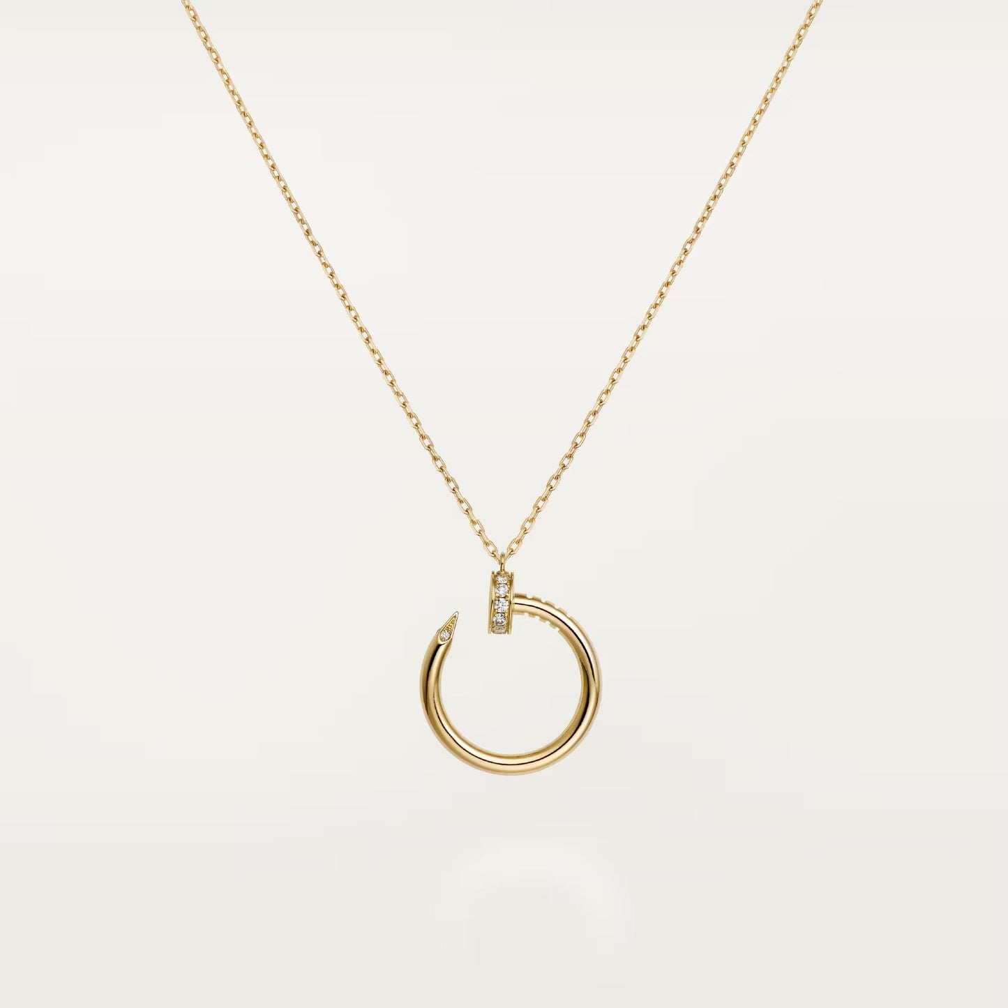 [Noble Aura jewelry]JUSTE NECKLACE HALF DIAMOND