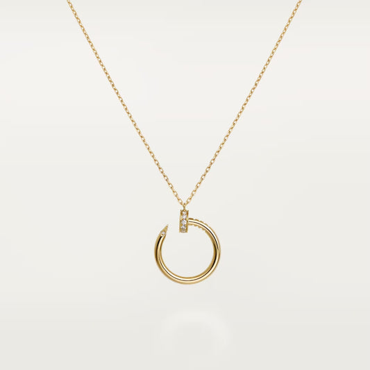 [Noble Aura jewelry]JUSTE NECKLACE HALF DIAMOND