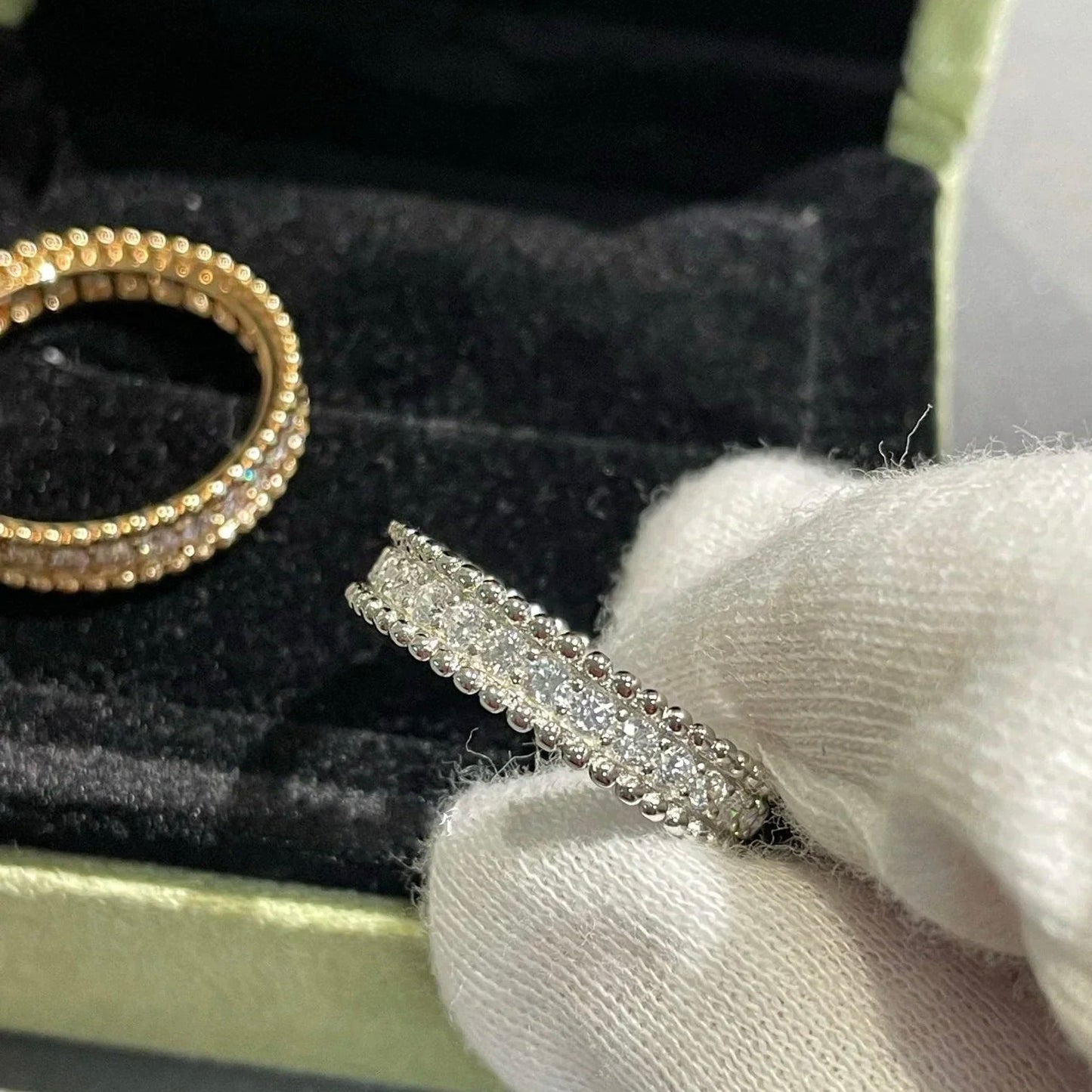 [Noble Aura jewelry]PERLEE DIAMOND ROSE GOLD RING