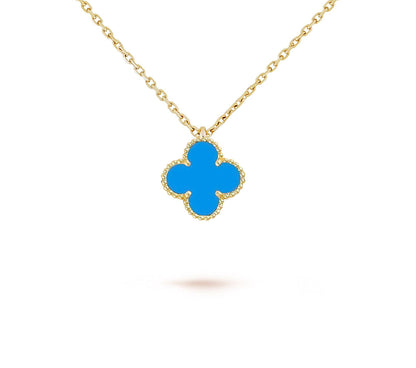 [Noble Aura jewelry]CLOVER MINI 9.5MM CARNELIANS NECKLACE COLLECTION