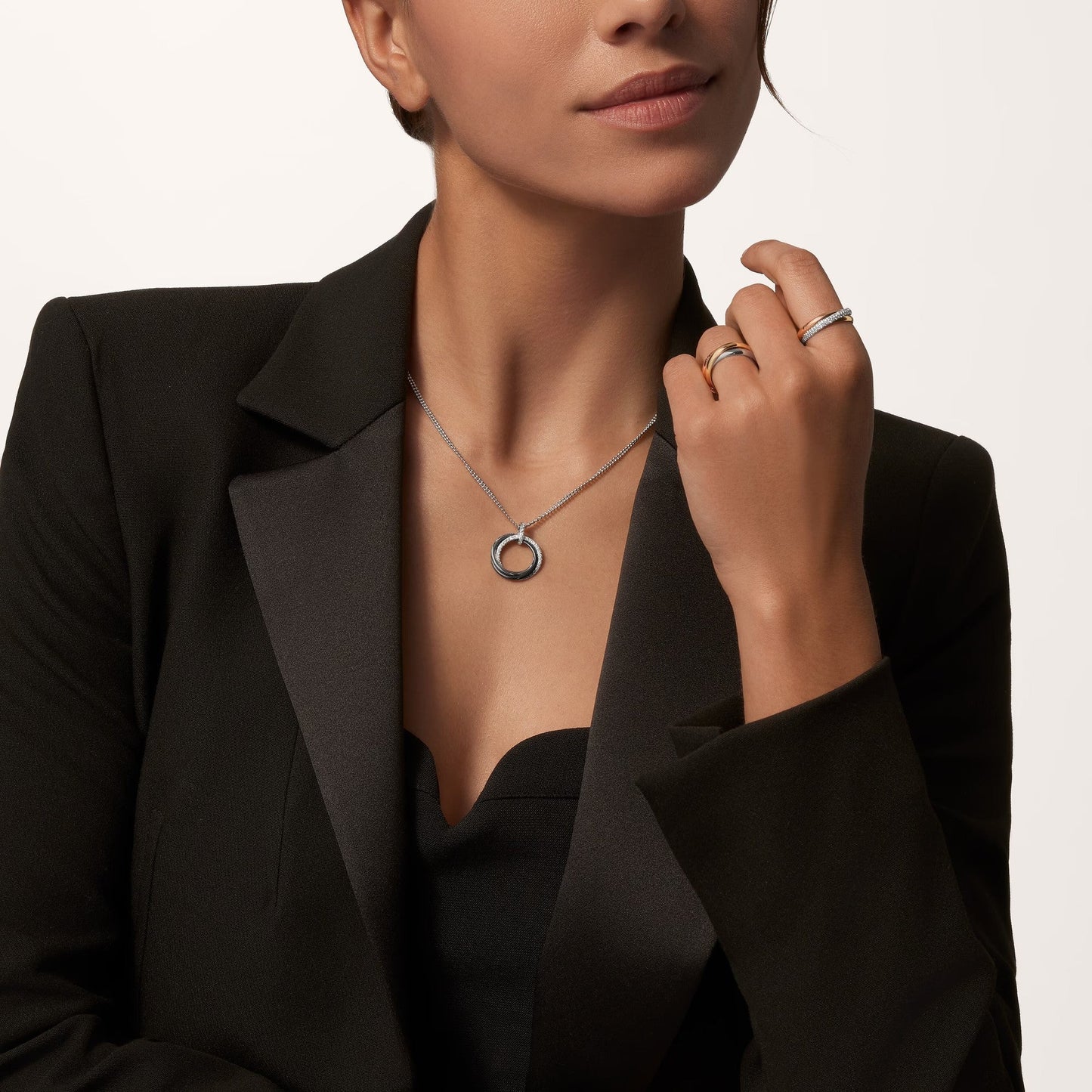 [Noble Aura jewelry]TRINITY CERAMIC NECKLACE