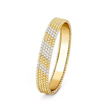 [Noble Aura jewelry] FIVE-ROW DIAMOND BRACELET