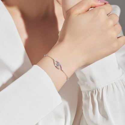 [Noble Aura jewelry]Lucky Eye Pave-Set Diamond Bracelet
