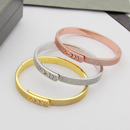[Noble Aura jewelry]Move Noa Full Pavé Diamond Bangle Bracelet