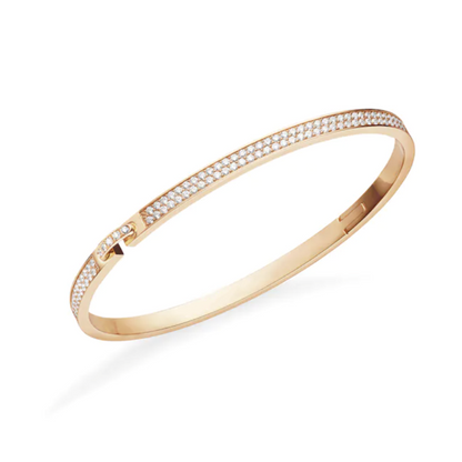 [Noble Aura jewelry]LIENS VIDENCE DIAMOND PAVED BRACELET