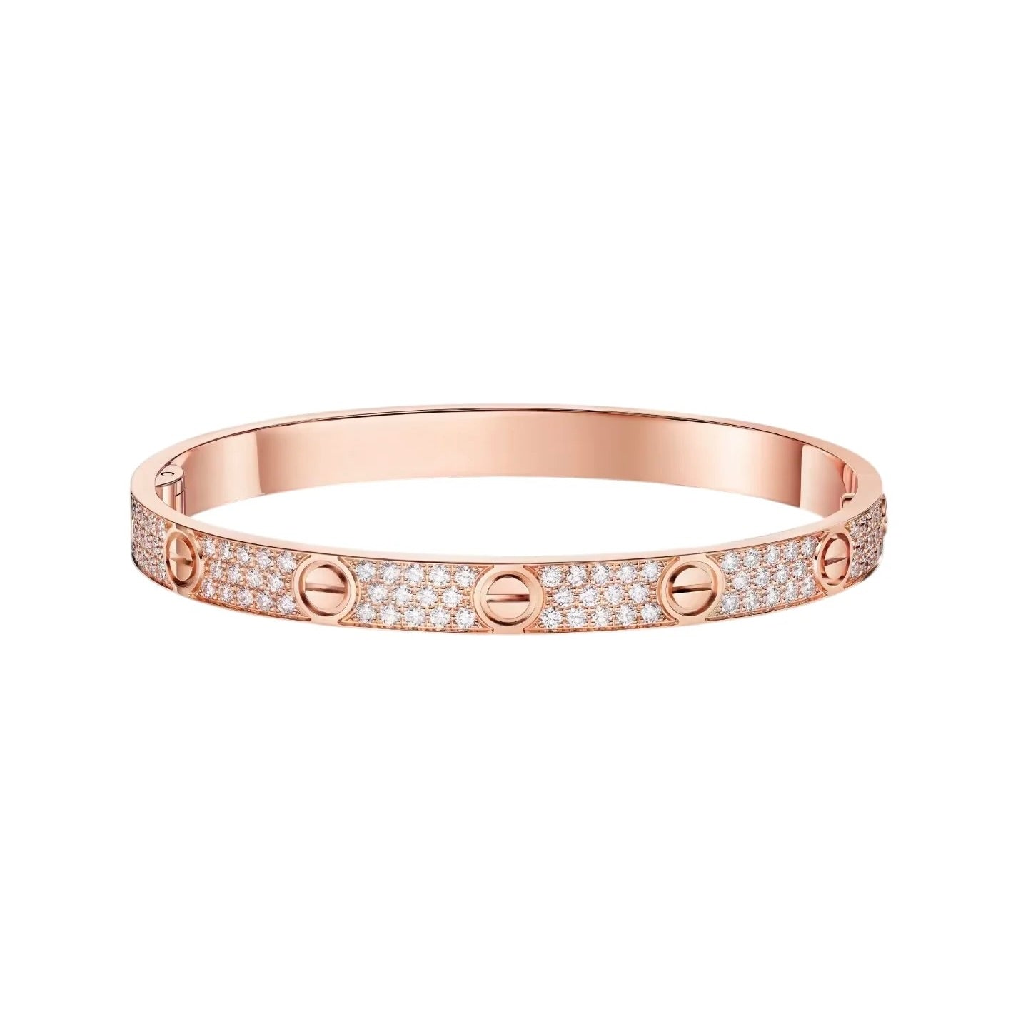 [Noble Aura jewelry]LOVE BRACELET 6.1MM DIAMOND-PAVED
