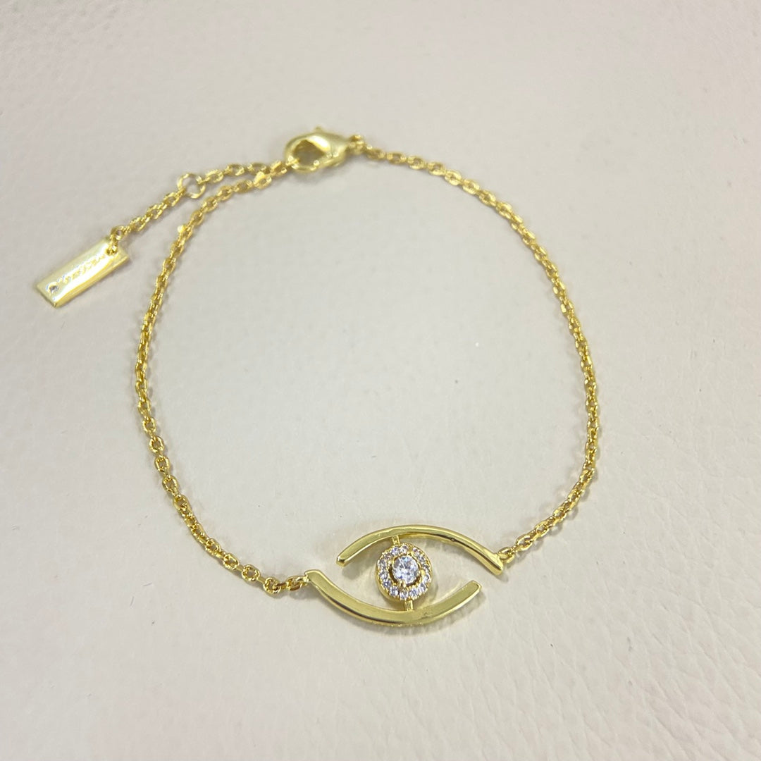 [Noble Aura jewelry]Lucky Eye Pave-Set Diamond Bracelet