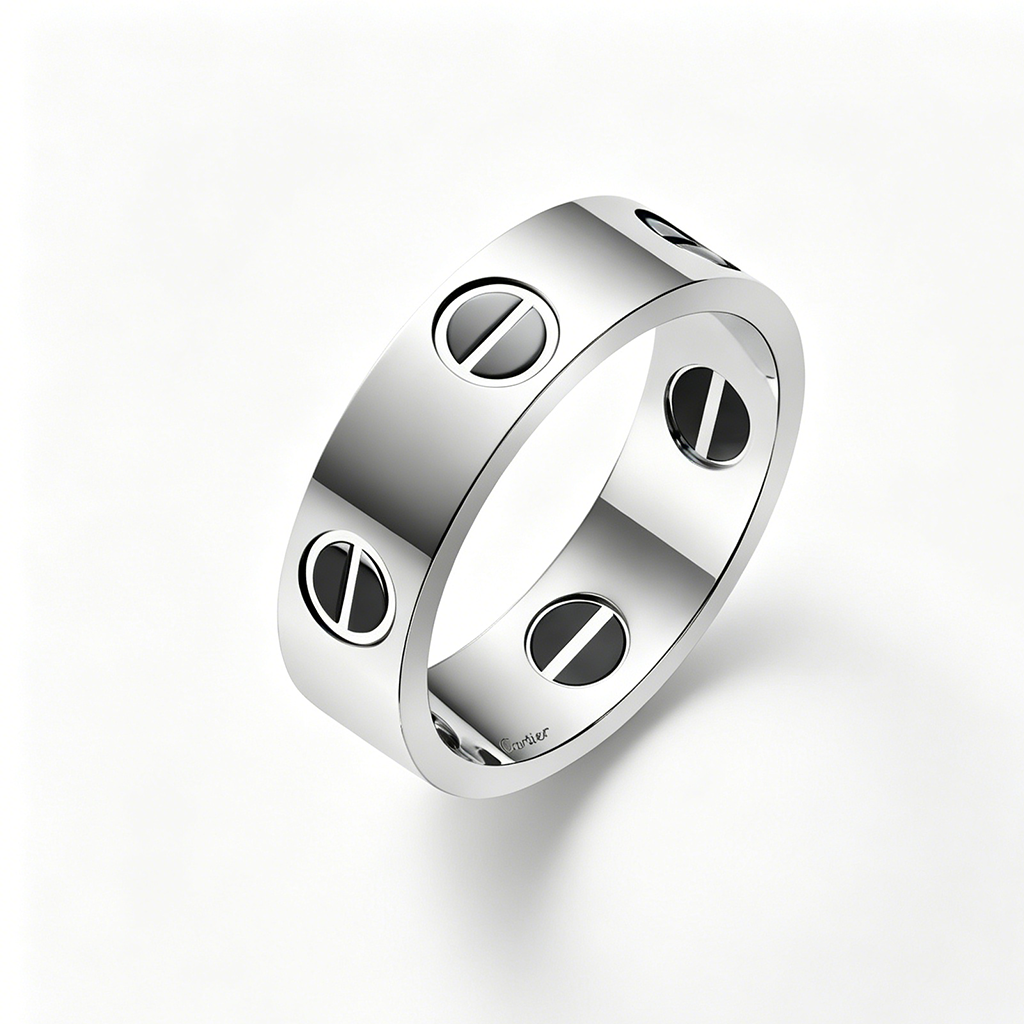 [Noble Aura jewelry]LOVE RING 5.5MM NO DIAMONDS  CERAMIC