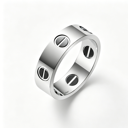 [Noble Aura jewelry]LOVE RING 5.5MM NO DIAMONDS  CERAMIC