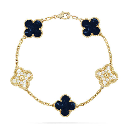 [Noble Aura jewelry]CLOVER 5 MOTIF PIETERSITE BRACELET COLLECTION