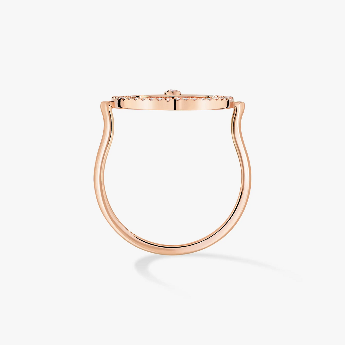 [Noble Aura jewelry]LUCKY MOVE PINK GOLD DIAMOND RING