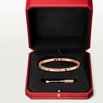 [Noble Aura jewelry]LOVE BRACELET 3.65MM 10 DIAMONDS