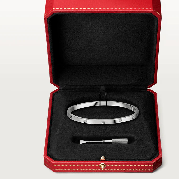 [Noble Aura jewelry]LOVE BRACELET 3.65MM 10 DIAMONDS