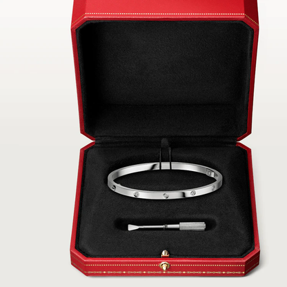 [Noble Aura jewelry]LOVE BRACELET 3.65MM 10 DIAMONDS