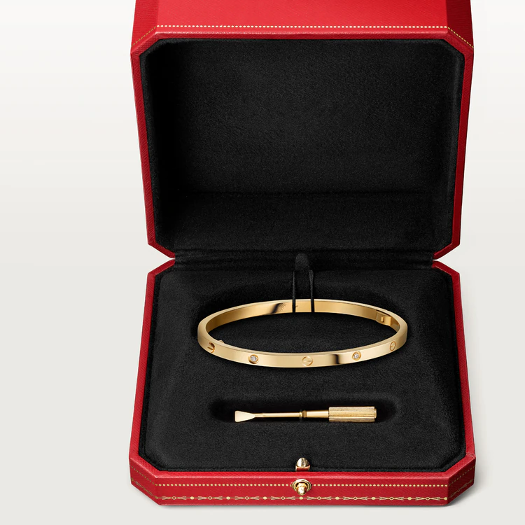 [Noble Aura jewelry]LOVE BRACELET 3.65MM 6 DIAMONDS