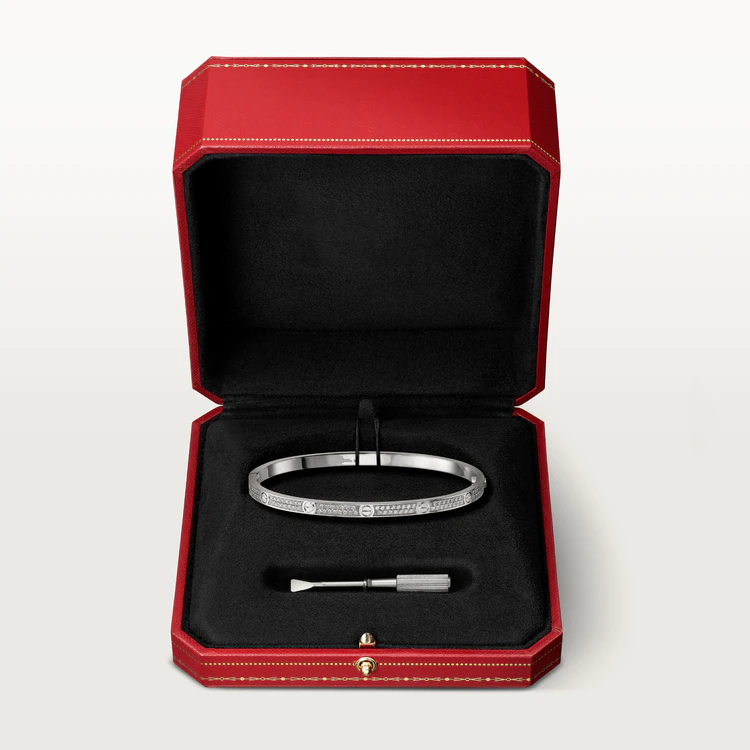 [Noble Aura jewelry]LOVE BRACELET 3.65MM DIAMOND-PAVED