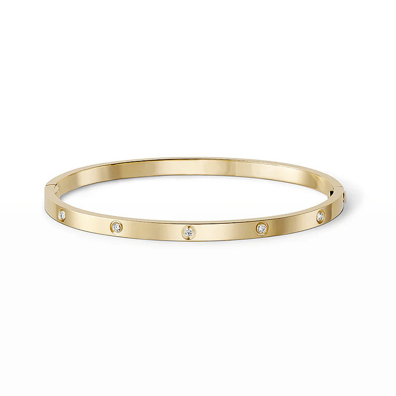 [Noble Aura jewelry]LOVE BRACELET 3.65MM 10 DIAMONDS