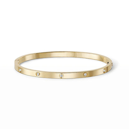 [Noble Aura jewelry]LOVE BRACELET 3.65MM 10 DIAMONDS