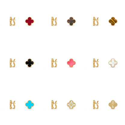 [Noble Aura jewelry] CLOVER 15MM MOP EARRINGS COLLECTION