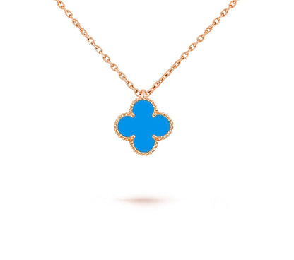 [Noble Aura jewelry]CLOVER MINI 9.5MM CARNELIANS NECKLACE COLLECTION