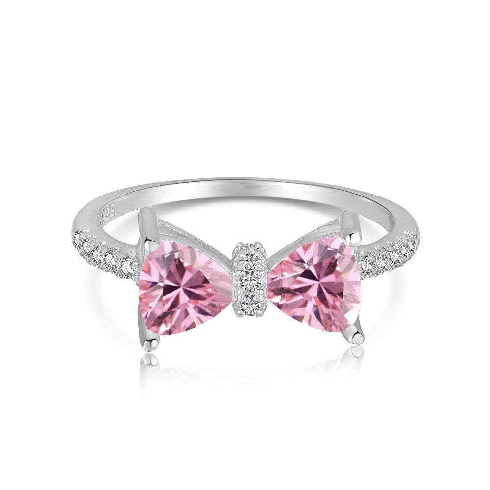 Pink Bow Ring Collection