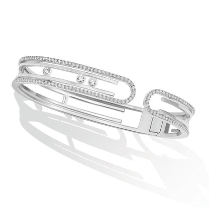 [Noble Aura jewelry]MOVE 10TH PAVED DIAMOND BRACELET