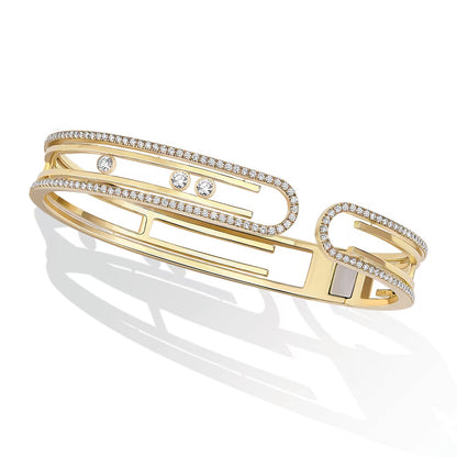 [Noble Aura jewelry]MOVE 10TH PAVED DIAMOND BRACELET