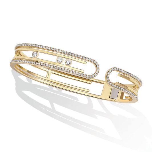 [Noble Aura jewelry]MOVE 10TH PAVED DIAMOND BRACELET