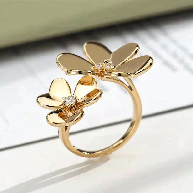 [Noble Aura jewelry]CLOVER COMOS GOLD DIAMOND RING