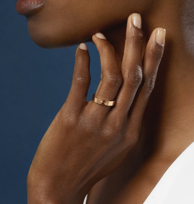 [Noble Aura jewelry]ALLIANCE LIENS VIDENCE 4MM RING