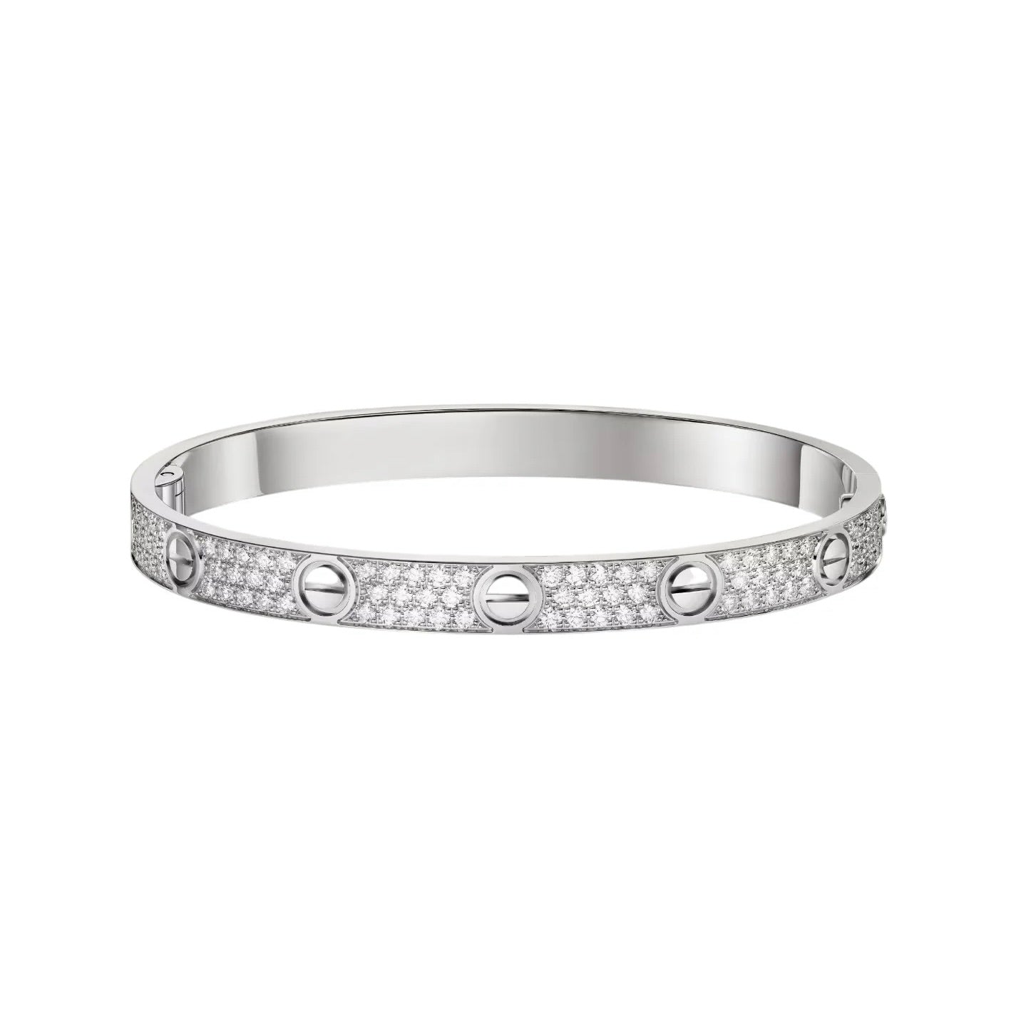 [Noble Aura jewelry]LOVE BRACELET 6.1MM DIAMOND-PAVED
