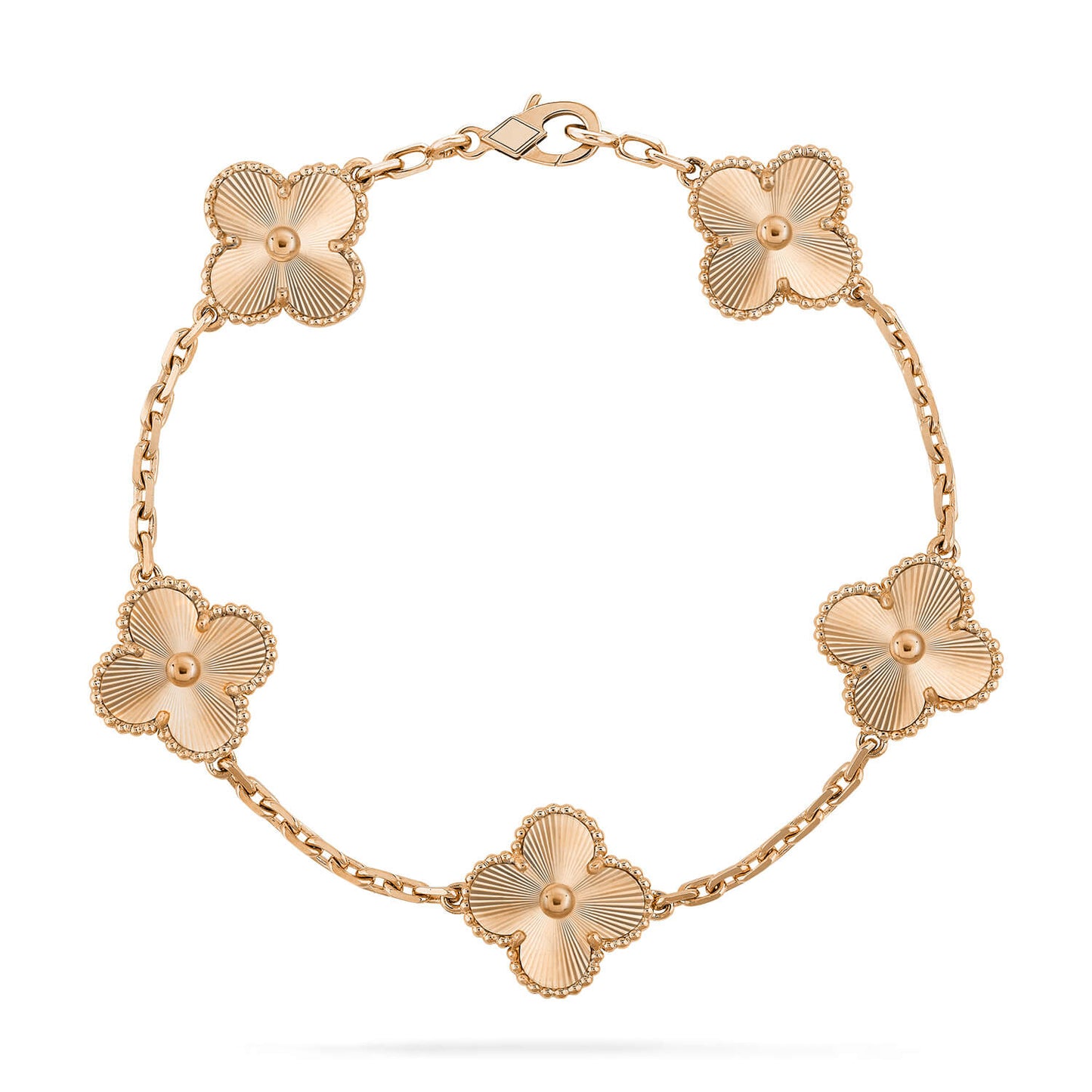[Noble Aura jewelry] CLOVER 5 MOTIF LASER BRACELET COLLECTION