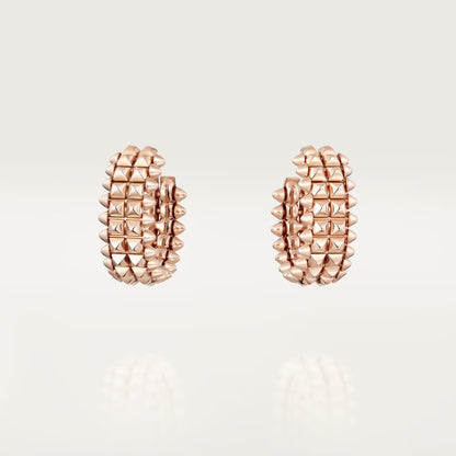 [Noble Aura jewelry]CLASH 9.2MM DOUBLE ROW EARRINGS