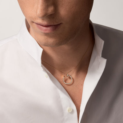 [Noble Aura jewelry]JUSTE NECKLACE FULL DIAMOND